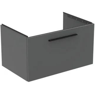 IDEAL STANDARD I.LIFE B - toaletní stolek 800x505x440 mm v béžové matné barvě, 1 zásuvka - SoftClosing, předmontovaný, dřevo z udržitelných zdrojů #T5271NG - Quartz grey