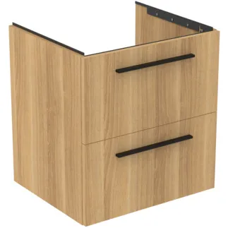 IDEAL STANDARD I.LIFE B - Toaletní stolek 600x505x630 mm v dubu Hamilton, 2 zásuvky - SoftClosing, Předmontováno, Dřevo z udržitelných zdrojů #T5270NX - Přírodní dub