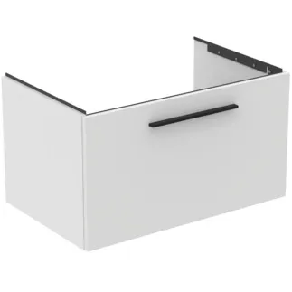IDEAL STANDARD I.LIFE B - Toaletní stolek 800x505x440 mm v bílé barvě, 1 zásuvka - SoftClosing, Předmontováno, Dřevo z udržitelných zdrojů #T5271DU - Bílá
