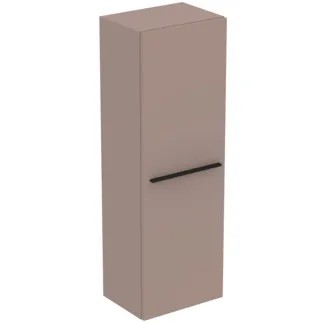 IDEAL STANDARD I.LIFE A - Šatní skříň 400x300x1200 mm v béžové matné barvě, 1 dveře - Předmontováno, dřevo z udržitelných zdrojů #T5261NH - Greige