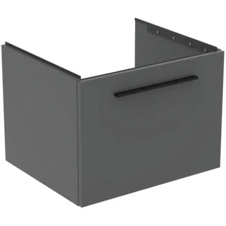 IDEAL STANDARD I.LIFE B - Toaletní stolek 600x505x440 mm v béžové matné barvě, 1 zásuvka - SoftClosing, Předmontováno, Dřevo z udržitelných zdrojů #T5269NG - Quartz grey