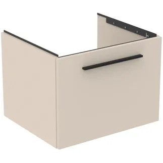 IDEAL STANDARD I.LIFE B - Toaletní stolek 600x505x440 mm v pískově béžové matné barvě, 1 zásuvka - SoftClosing, Předmontováno, Dřevo z udržitelných zdrojů #T5269NF - Pískově béžová barva