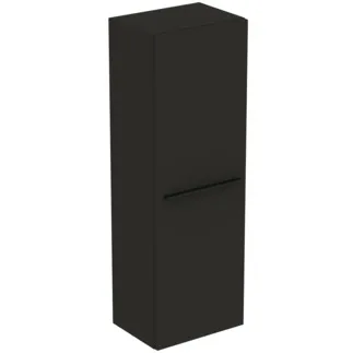 IDEAL STANDARD I.LIFE A - Skříňka 400x300x1200 mm v karbonově šedé matné barvě, 1 dveře - Předmontováno, dřevo z udržitelných zdrojů #T5261NV - karbonově šedá
