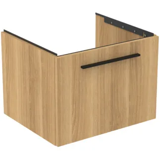 IDEAL STANDARD I.LIFE B - Toaletní stolek 600x505x440 mm v dubu Hamilton, 1 zásuvka - SoftClosing, Předmontováno, Dřevo z udržitelných zdrojů #T5269NX - Přírodní dub