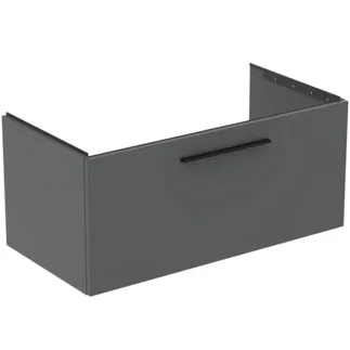 IDEAL STANDARD I.LIFE B - toaletní stolek 1000x505x440 mm v béžové matné barvě, 1 zásuvka - SoftClosing, předmontovaný, dřevo z udržitelných zdrojů #T5275NG - Quartz grey