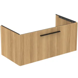 IDEAL STANDARD I.LIFE B - Toaletní stolek 1000x505x440 mm, dub Hamilton, 1 zásuvka - SoftClosing, Předmontováno, Dřevo z udržitelných zdrojů #T5275NX - Přírodní dub
