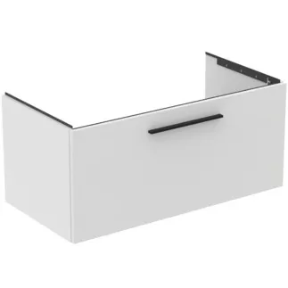 IDEAL STANDARD I.LIFE B - Toaletní stolek 1000x505x440 mm v bílé barvě, 1 zásuvka - SoftClosing, Předmontováno, Dřevo z udržitelných zdrojů #T5275DU - Bílá