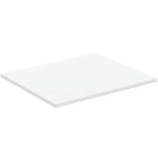 IDEAL STANDARD I.LIFE B - Umyvadlová deska 602x507x16 mm v bílé barvě - Dřevo z udržitelných zdrojů #T5281DU - Bílá