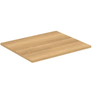 IDEAL STANDARD I.LIFE B - Umyvadlová deska 602x507x16 mm v barvě dub Hamilton - Dřevo z udržitelných zdrojů #T5281NX - Přírodní dub