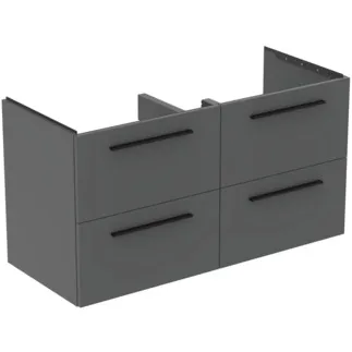 IDEAL STANDARD I.LIFE B - toaletní stolek 1200x505x630 mm v béžové matné barvě, 4 zásuvky - SoftClosing, předmontovaný, dřevo z udržitelných zdrojů #T5278NG - Quartz grey