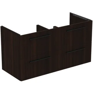 IDEAL STANDARD I.LIFE B - Toaletní stolek 1200x505x630 mm v barvě kávový dub, 4 zásuvky - SoftClosing, Předmontováno, Dřevo z udržitelných zdrojů #T5278NW - Kávový dub