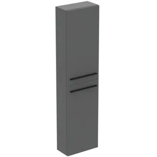 IDEAL STANDARD I.LIFE S - Skříňka 400x210x1600 mm v béžové matné barvě, 2 dveře - Předmontované, dřevo z udržitelných zdrojů #T5288NG - křemenná šedá