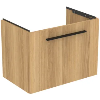 IDEAL STANDARD I.LIFE S - Toaletní stolek 600x375x440 mm v dubu Hamilton, 1 zásuvka - SoftClosing, Úspora místa, Předmontováno, Dřevo z udržitelných zdrojů #T5292NX - Přírodní dub