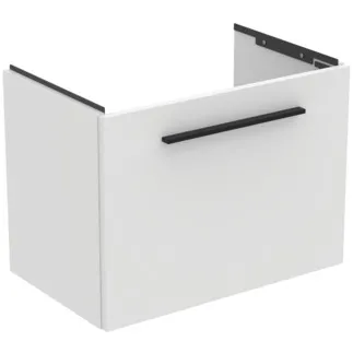 IDEAL STANDARD I.LIFE S - Toaletní stolek 600x375x440 mm v bílé barvě, 1 zásuvka - SoftClosing, Úspora místa, Předmontováno, Dřevo z udržitelných zdrojů #T5292DU - Bílá