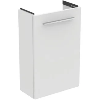 IDEAL STANDARD I.LIFE S - Toaletní stolek 410x205x630 mm v bílé barvě, 1 dvířka - SoftClosing, Úspora místa, Předmontováno, Dřevo z udržitelných zdrojů #T5296DU - Bílá