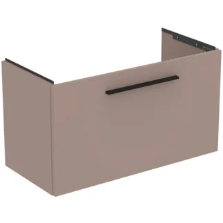 IDEAL STANDARD I.LIFE S - toaletní stolek 800x375x440 mm v béžové matné barvě, 1 zásuvka - SoftClosing, předmontovaný, dřevo z udržitelných zdrojů #T5294NH - Greige