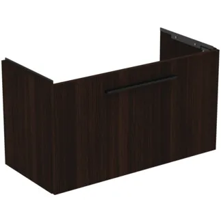 IDEAL STANDARD I.LIFE S - Toaletní stolek 800x375x440 mm v barvě kávový dub, 1 zásuvka - SoftClosing, Předmontováno, Dřevo z udržitelných zdrojů #T5294NW - Kávový dub