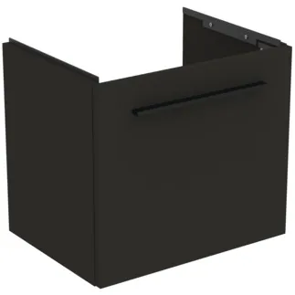 IDEAL STANDARD I.LIFE S - toaletní stolek 500x375x440 mm v karbonově šedé matné barvě, 1 zásuvka - SoftClosing, prostorově úsporný, předem smontovaný, dřevo z udržitelných zdrojů #T5290NV - Carbon grey