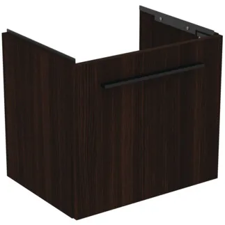 IDEAL STANDARD I.LIFE S - Toaletní stolek 500x375x440 mm, kávový dub, 1 zásuvka - SoftClosing, Úspora místa, Předmontováno, Dřevo z udržitelných zdrojů #T5290NW - Kávový dub