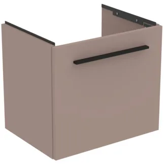 IDEAL STANDARD I.LIFE S - toaletní stolek 500x375x440 mm v béžové matné barvě, 1 zásuvka - SoftClosing, Úspora místa, Předmontováno, Dřevo z udržitelných zdrojů #T5290NH - Greige