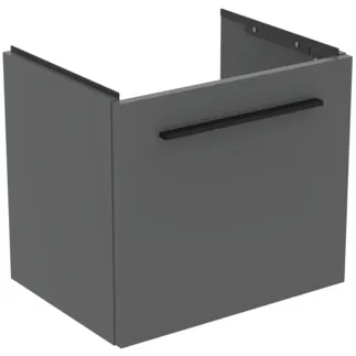 IDEAL STANDARD I.LIFE S - toaletní stolek 500x375x440 mm v béžové matné barvě, 1 zásuvka - SoftClosing, prostorově úsporný, předem smontovaný, dřevo z udržitelných zdrojů #T5290NG - Quartz grey