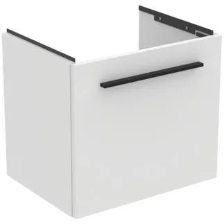 IDEAL STANDARD I.LIFE S - Toaletní stolek 500x375x440 mm v bílé barvě, 1 zásuvka - SoftClosing, Úspora místa, Předmontováno, Dřevo z udržitelných zdrojů #T5290DU - Bílá