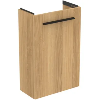 IDEAL STANDARD I.LIFE S - Toaletní stolek 410x205x630 mm v dubu Hamilton, 1 dvířka - SoftClosing, Úspora místa, Předmontováno, Dřevo z udržitelných zdrojů #T5296NX - Přírodní dub