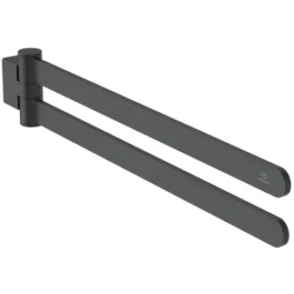 IDEAL STANDARD CONCA - Držák na ručníky 25x447x79 mm v černé barvě #T5396XG - Silk Black