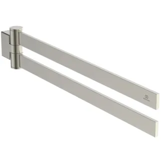 IDEAL STANDARD CONCA - Držák na ručníky 25x447x79 mm ve stříbrné barvě - PVD technologie #T5395GN - nerezová ocel