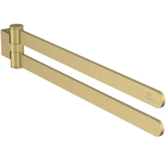 IDEAL STANDARD CONCA - Držák na ručníky 25x447x79 mm v barvě kartáčovaného zlata - PVD technologie #T5396A2 - Brushed Gold