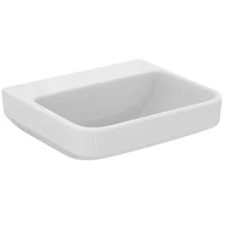 IDEAL STANDARD I.LIFE B - Umyvadlo 500x440x180 mm v bílém lesku, bez otvoru pro baterii, bez přepadu #T534101 - Bílá (Alpine)