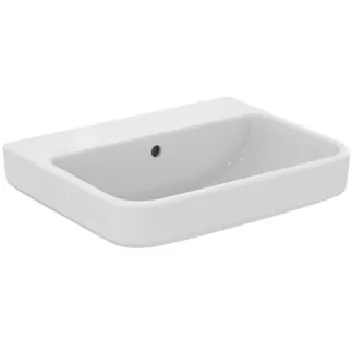 IDEAL STANDARD I.LIFE B - Umyvadlo 550x440x180 mm, bílé lesklé, bez otvoru pro baterii, s přepadem - SmartGuard+ #T5336HY - White (SmartGuard)