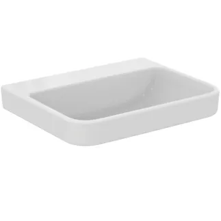 IDEAL STANDARD I.LIFE B - Umyvadlo 600x480x180 mm v bílém lesku, bez otvoru pro baterii, bez přepadu #T533901 - Bílá (Alpine)