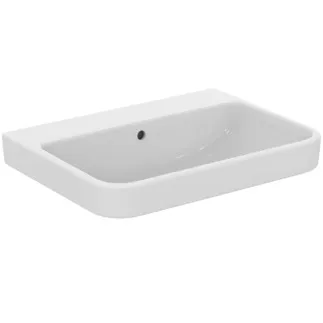 IDEAL STANDARD I.LIFE B - Umyvadlo 650x480x180 mm, bílé lesklé, bez otvoru pro baterii, s přepadem - SmartGuard+ #T5334HY - White (SmartGuard)
