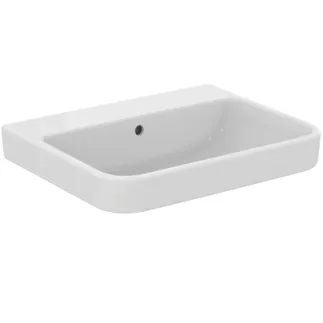 IDEAL STANDARD I.LIFE B - Umyvadlo 600x480x180 mm, bílé lesklé, bez otvoru pro baterii, s přepadem - SmartGuard+ #T5335HY - White (SmartGuard)