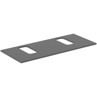 IDEAL STANDARD I.LIFE B - Umyvadlová deska 1202x507x16 mm v béžové matné barvě - Dřevo z udržitelných zdrojů #T5416NG - křemen šedý