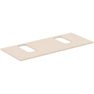 IDEAL STANDARD I.LIFE B - Umyvadlová deska 1202x507x16 mm v pískově béžové matné barvě - Dřevo z udržitelných zdrojů #T5416NF - Pískově béžová barva