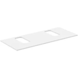 IDEAL STANDARD I.LIFE B - Umyvadlová deska 1202x507x16 mm v bílé barvě - Dřevo z udržitelných zdrojů #T5416DU - Bílá