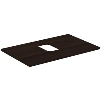 IDEAL STANDARD I.LIFE B - Umyvadlová deska 802x507x16 mm v barvě kávový dub - Dřevo z udržitelných zdrojů #T5410NW - Kávový dub