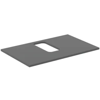 IDEAL STANDARD I.LIFE B - Umyvadlová deska 802x507x16 mm v béžové matné barvě - Dřevo z udržitelných zdrojů #T5414NG - křemenná šedá barva