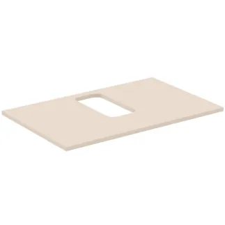 IDEAL STANDARD I.LIFE B - Umyvadlová deska 802x507x16 mm v pískově béžové matné barvě - Dřevo z udržitelných zdrojů #T5414NF - Pískově béžová barva
