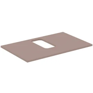 IDEAL STANDARD I.LIFE B - Umyvadlová deska 802x507x16 mm v béžové matné barvě - Dřevo z udržitelných zdrojů #T5414NH - Greige