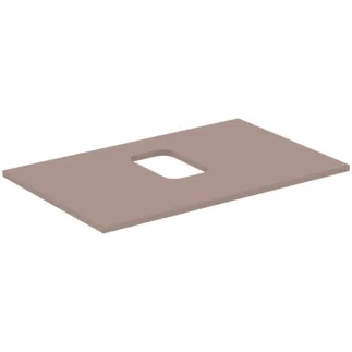 IDEAL STANDARD I.LIFE B - Umyvadlová deska 802x507x16 mm v béžové matné barvě - Dřevo z udržitelných zdrojů #T5410NH - Greige