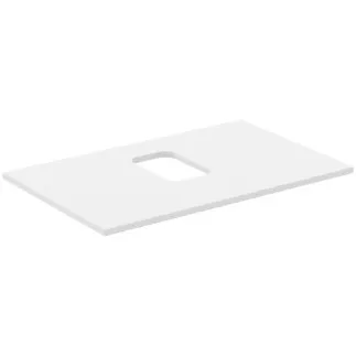 IDEAL STANDARD I.LIFE B - Umyvadlová deska 802x507x16 mm v bílé barvě - Dřevo z udržitelných zdrojů #T5410DU - Bílá