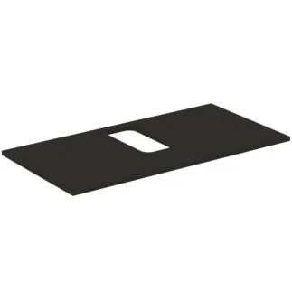 IDEAL STANDARD I.LIFE B - Umyvadlová deska 1002x507x16 mm v uhlíkově šedé matné barvě - Dřevo z udržitelných zdrojů #T5415NV - uhlíkově šedá
