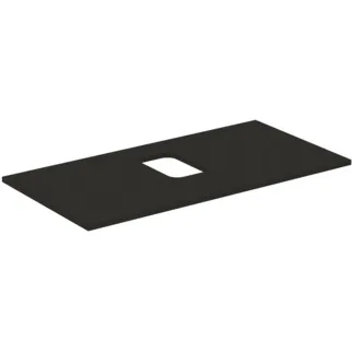 IDEAL STANDARD I.LIFE B - Umyvadlová deska 1002x507x16 mm v uhlíkově šedé matné barvě - Dřevo z udržitelných zdrojů #T5411NV - uhlíkově šedá