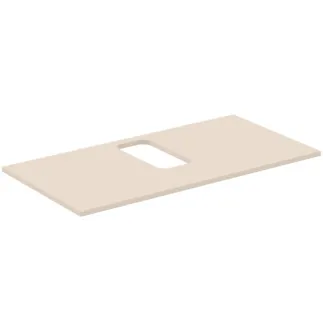 IDEAL STANDARD I.LIFE B - Umyvadlová deska 1002x507x16 mm v pískově béžové matné barvě - Dřevo z udržitelných zdrojů #T5415NF - Pískově béžová barva