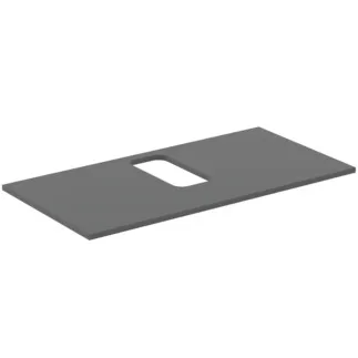IDEAL STANDARD I.LIFE B - Umyvadlová deska 1002x507x16 mm v béžové matné barvě - Dřevo z udržitelných zdrojů #T5415NG - křemen šedý