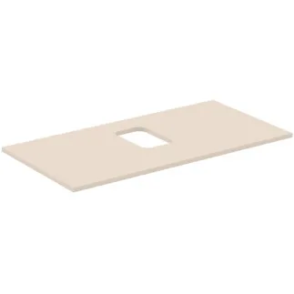 IDEAL STANDARD I.LIFE B - Umyvadlová deska 1002x507x16 mm v pískově béžové matné barvě - Dřevo z udržitelných zdrojů #T5411NF - Pískově béžová barva