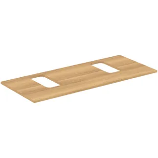 IDEAL STANDARD I.LIFE B - Umyvadlová deska 1202x507x16 mm v barvě dub Hamilton - Dřevo z udržitelných zdrojů #T5416NX - Přírodní dub